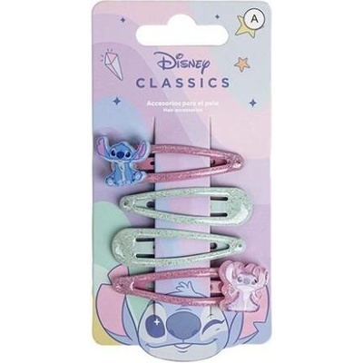Sponky do vlasů Stitch 4ks