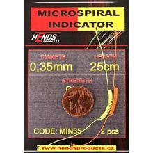 Hends Mikrospirálový indikátor Microspiral Indicator 25cm 0,35mm 9kg oranžová