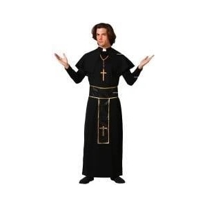 BigBuy Carnival Маскировъчен костюм за възрастни Свещеник Размер m/l