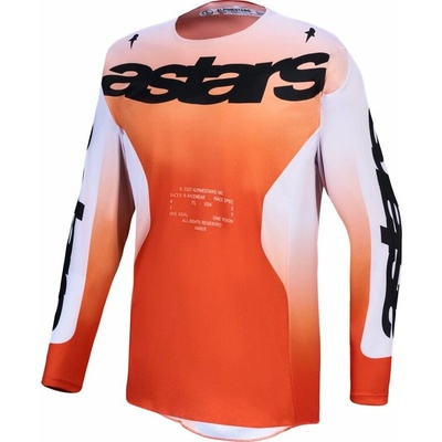 Alpinestars RACER AMBER 2027 červená/svetlo sivá/čierna