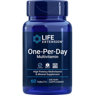 Life Extension One Per Day Multivitamín, 60 tabliet