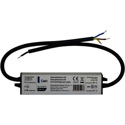 Geti LPV-12 napájecí zdroj 12V/1A IP67