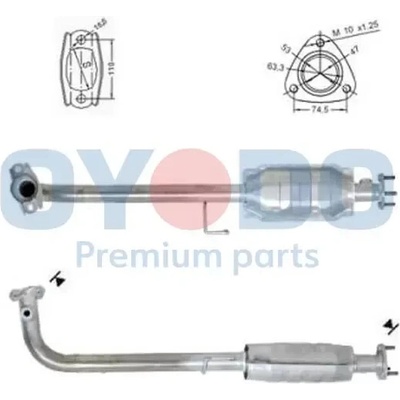 Oyodo Katalyzátor OYD 10N0048-OYO
