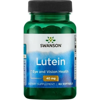Swanson Lutein, 40 mg, 60 меки капсули, Swanson (SWU981)