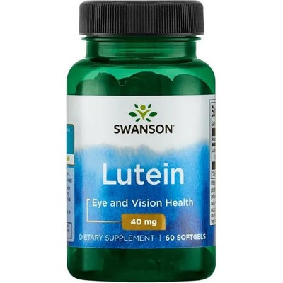 Swanson Lutein, 40 mg, 60 меки капсули, Swanson (SWU981)