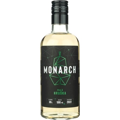 Monarch Zralá Hruška 38% 0,5 l (holá láhev)