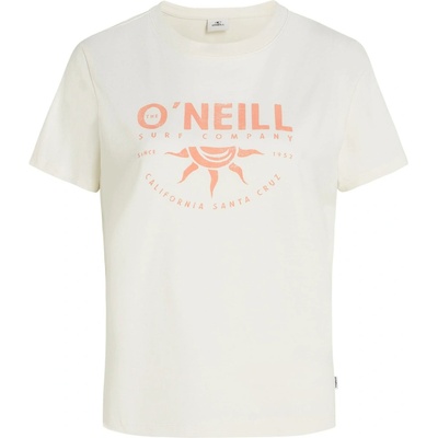 O'Neill Front Print bílá lososová