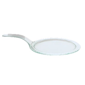 3D the glassware company D-Кръгло плато за сирена dia 28cm (2844-1G91 96-001) БЯЛО (0103247)
