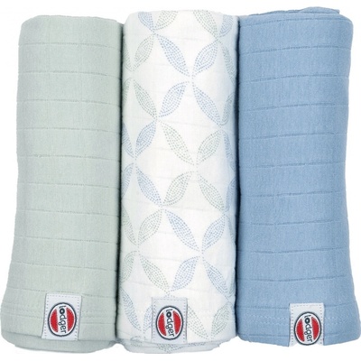 Lodger Swaddler Solid Matcha 70 x 70 Peppermint 3 ks