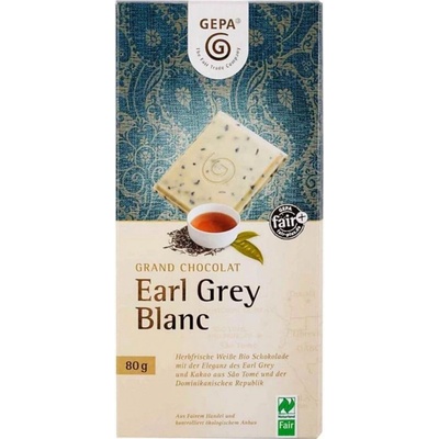Gepa BIO bílá s čajem Earl Grey, 80 g