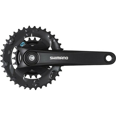 Kliky SHIMANO Altus FC-M315, 175mm 36-22zubů, černé, bez krytu, 8,7 speed