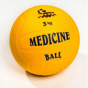 Plasto Pvc медицинска топка, плаваща във вода, 3 кг plasto