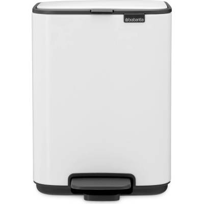 Brabantia Pedálový odpadkový kôš BO 4 l, biela, oceľ, Brabantia (BRAB236723)