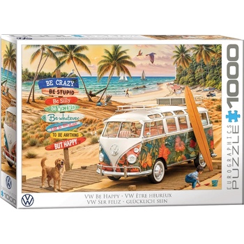 EUROGRAPHICS Пъзел Eurographics от 1000 части - Бъди щастлив (60006066)