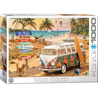 EUROGRAPHICS Пъзел Eurographics от 1000 части - Бъди щастлив (60006066)