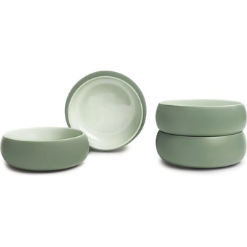 Bonami Selection Зелени глинени купички в комплект 4 бр. за супа/рамен 1 l Aura Vira - Bonami Selection (346G-002E-HJ21746-180-SET 4)