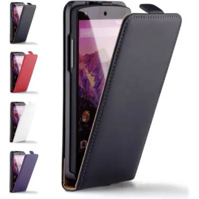 LG Google Nexus 5 LG D820 / D821 Flip2 Кожен Калъф + Протектор