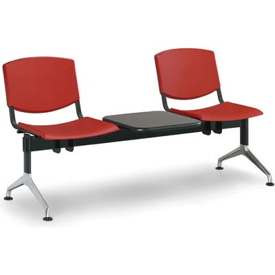 Euroseat plastová lavice do čakární Smile, 2-sedadlo + stolík