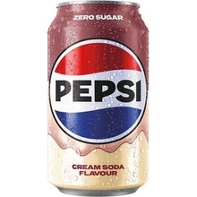 Pepsi sycený kolový nápoj bez cukru Cream Soda 330 ml