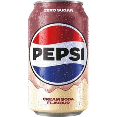 Pepsi sycený kolový nápoj bez cukru Cream Soda 330 ml