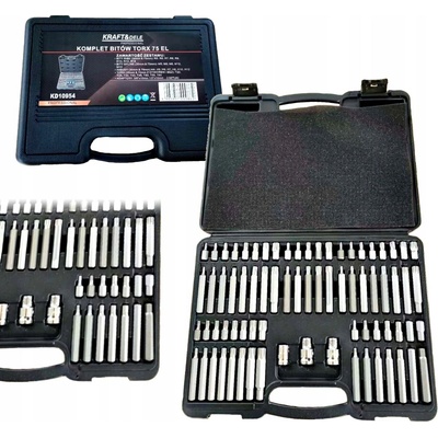 Kraft & Dele Sada bitov torx 75 ks KD10954