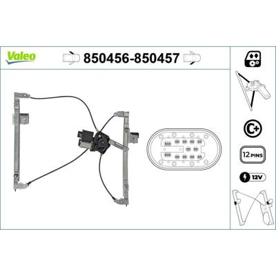 Mechanizmus zdvíhania okna VALEO 850456