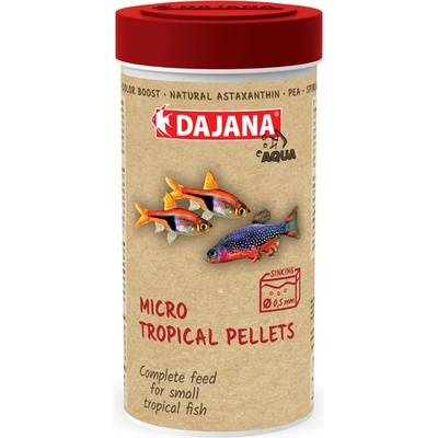 Dajana Micro Tropical Pellets 250 ml