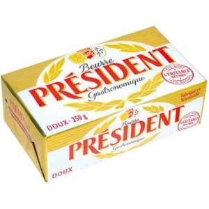  Краве масло President 250гр