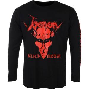 Plastic head мъжка тениска с дълъг ръкав venom - black metal - (ЧЕРВЕНА) - plastic head - ph13375ls