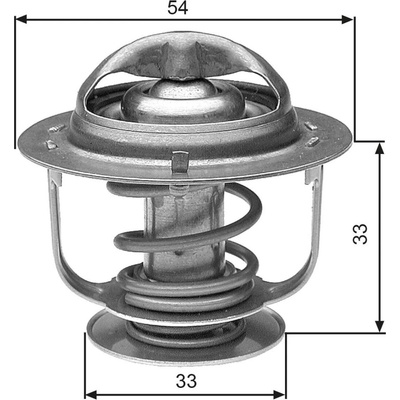 Termostat, chladivo GATES TH30888G1