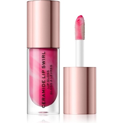 Makeup Revolution Ceramide Swirl hydratačný lesk na pery Sweet Soft Pink 4,5 ml