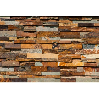 DIMEX ART Флизелинов фототапет цветен камък плочки 375 x 250 см