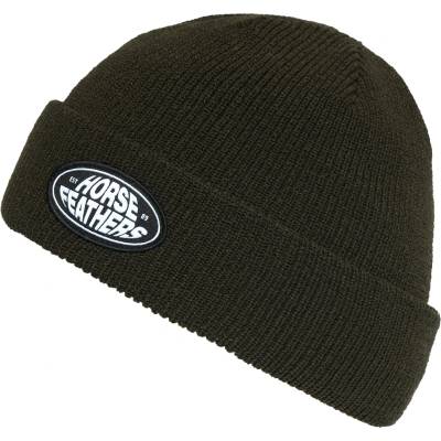 Horsefeathers Мъжка зимна шапка (beanie) Horsefeathers Del Beanie - Olive Night - размер One Size (904-4275-0311)