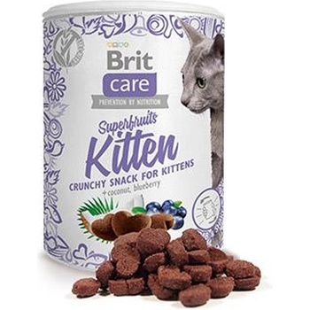 Brit Care Cat Snack Superfruits Kitten - допълваща храна за котенца с пилешко. 100гр