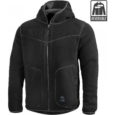 Pentagon Мъжко двулицево поларено яке Ianos Sherpa, черно/сиво (K09057.129-BLACK/WOLF GREY)