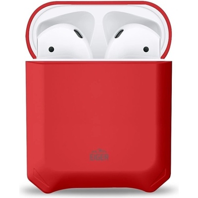 Eiger Защитен калъф Eiger North за Apple Airpods / Apple Airpods 2, удароустойчив, червен (EGCA00248)