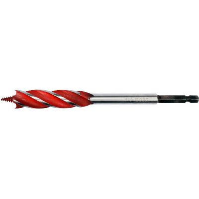YATO Vrták do dreva 16 x 165 mm HEX-1/4" HRC 40-45 so 4 reznými hranami (YT-44683)