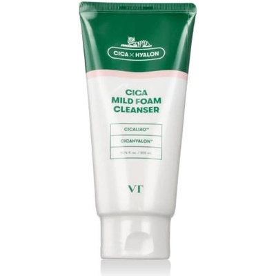 VT Cosmetics Cica Mild Foam Cleanser нежна почистваща пяна за лице 300 ml унисекс