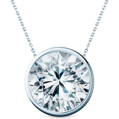 SAVICKI Колие The Journey: бяло злато, лабораторен диамант