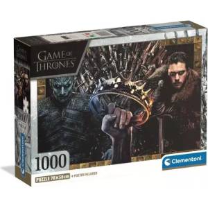 Clementoni Clementoni: Пъзел Игра на тронове - 1000 части (39962)