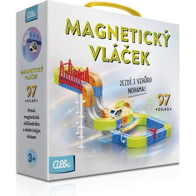 Albi Magnetická stavebnice Elektrický vláček 97 dílků – Zboží Mobilmania