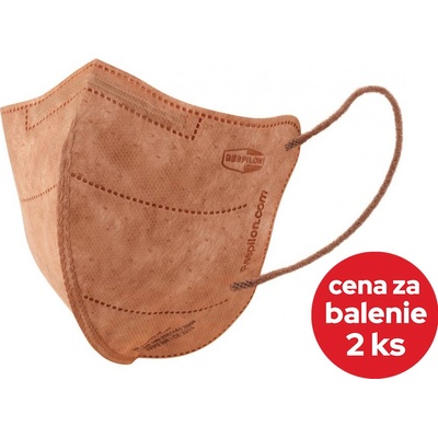 Respilon Nano FFP2 respirátor VK RespiPro M, Béžová 2 ks