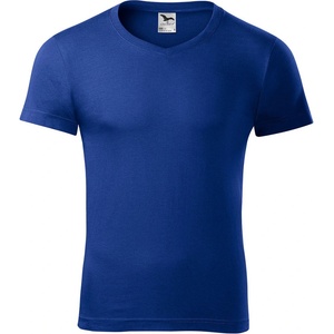 MALFINI Malfini slim fit v-neck 146 / Мъжка тениска с v-образно деколте - кралско синьо xl (1460516)