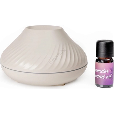 LED RGB Арома дифузер с имитация на пламък LED/6, 5W/5V 130ml бял (PL0639)