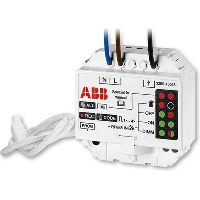 Modul přijímače RF 3299-13518 stmívací pro LED žárovky, vestavný - 3299-13518 Modul přijímač ABB RF 868 MHz, stmívací pro LED, ABB