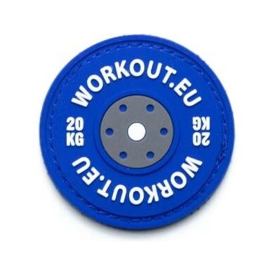 Workout Bumper 20 kg - nášivka se suchým zipem