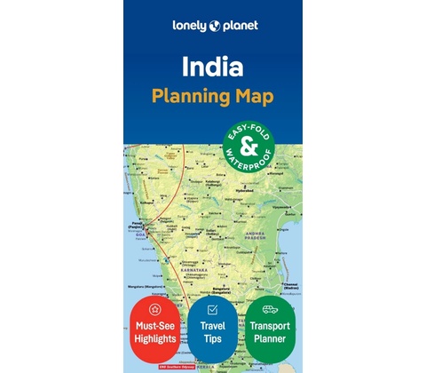 mapa India Lonely Planet