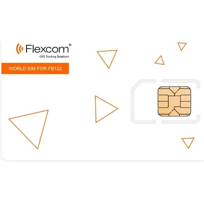 FLEXCOM SIMGL6M dátová sim karta pre gps sledovacie zariadenie na medzinárodné použitie na 6 mesiacov
