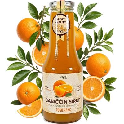 Nature NoTea Babiččin sirup Pomeranč 0.49 l