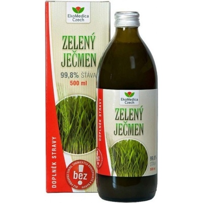 EkoMedica Zelený Ječmen 99 8% šťáva ze zeleného ječmene 0,5 l